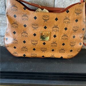 MCM signature Satchel